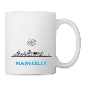 T.Shirt Marseille - Mug - white - Right