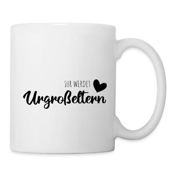 Ihr werdet Urgroßeltern - Tasse - Weiß - Rechts