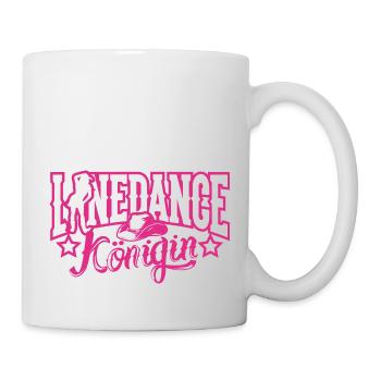 Linedance Königin Country Musik Western Cowboy - Tasse - Weiß - Rechts