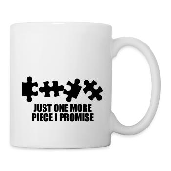 Puzzle rengaine idée de cadeau autisme puzzeln - Mug blanc - blanc - Droite