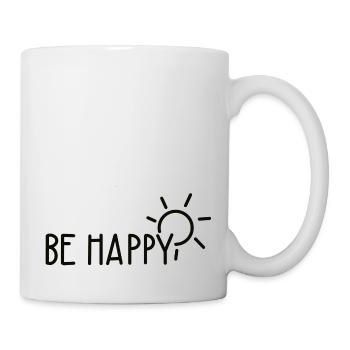 be happy - Mug - white - Right