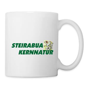 Steirabua mit ana Kernnatur Steiermark Geschenk - Tasse - Weiß - Rechts