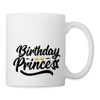 Birthday princess - Tasse - Weiß - Rechts