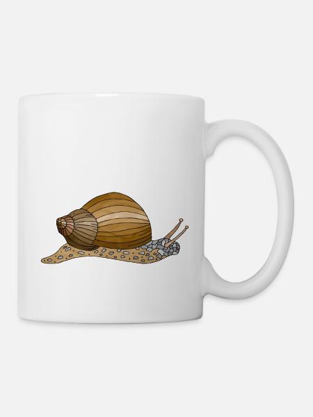 Escargot - Mug blanc - blanc