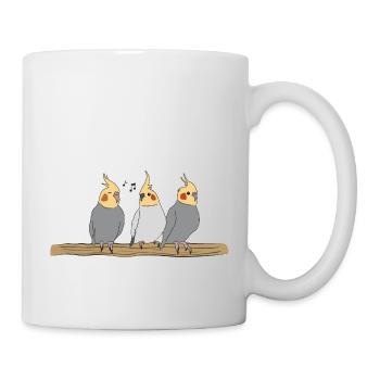 Nymph Parakeet Bird Bird Breeder Pet Animal - Mug - white - Right