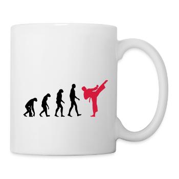 Karate - Evolution - Tasse - Weiß - Rechts