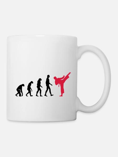 Karaté - Evolution - Mug blanc - blanc