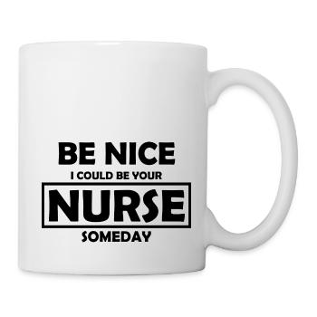 Nurse Krankenschwester Doktor - Tasse - Weiß - Rechts