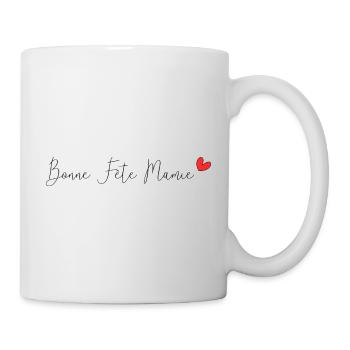 FÊTE DES MÈRES. BONNE FÊTE MAMIE. JE T'AIME MAMIE. - Mug blanc - blanc - Droite