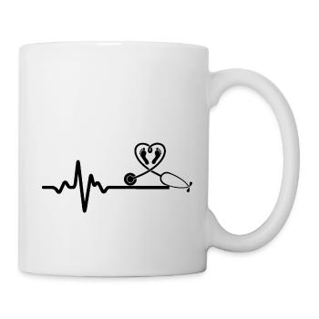 Nurse Krankenschwester Doktor - Tasse - Weiß - Rechts