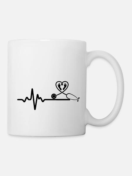 Infirmière de nurse Docteur - Mug blanc - blanc