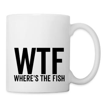 WTF Where's The Fish - Mug - white - Right