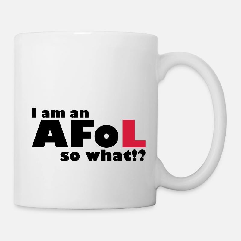 I am an AFoL so what? - Tasse - Weiß