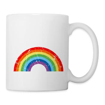 Rainbow LGBTQ+ Pride Month Proud Rainbow - Mug - white - Right