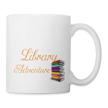 Bookworm Gifts Library Where The Adventure Begins - Mug blanc - blanc - Droite