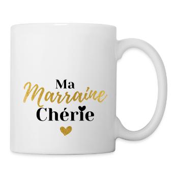 Ma marraine chérie - Mug blanc - blanc - Droite