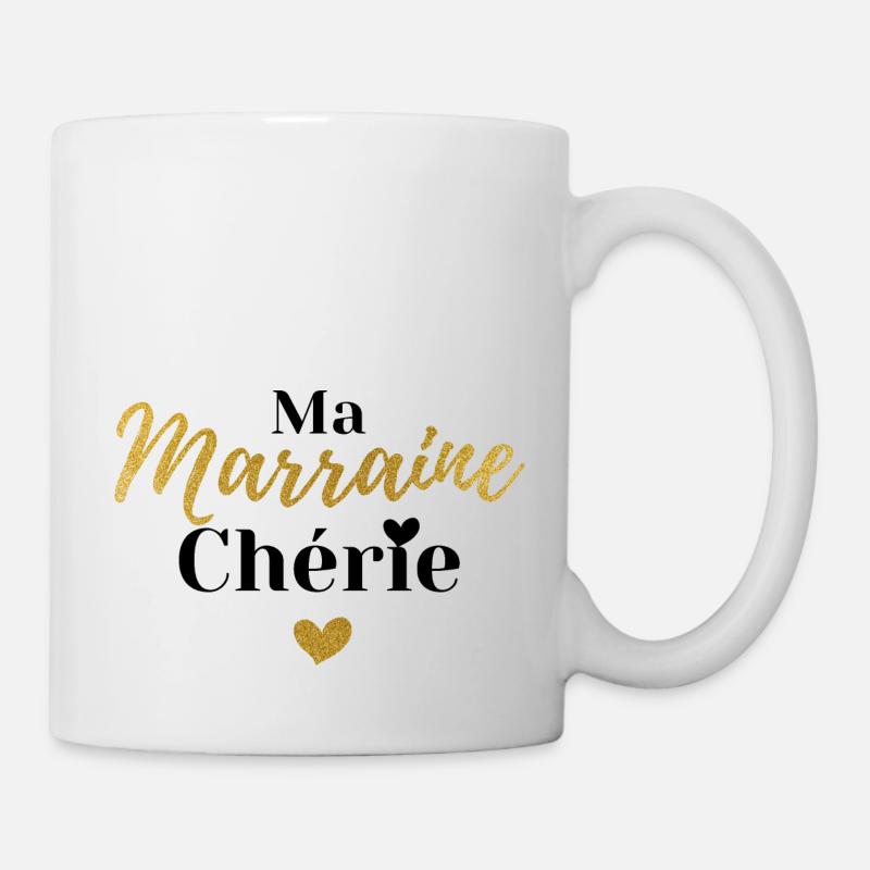 Ma marraine chérie - Mug blanc - blanc