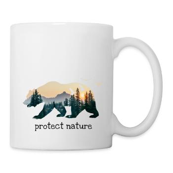Protect nature cadeau écologie Changement climatique - Mug blanc - blanc - Droite