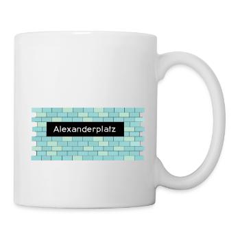 U-Bahnhof Alexanderplatz - Tasse - Weiß - Rechts