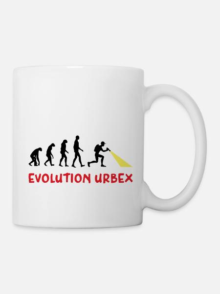Evolution Urbex - Mug blanc - blanc