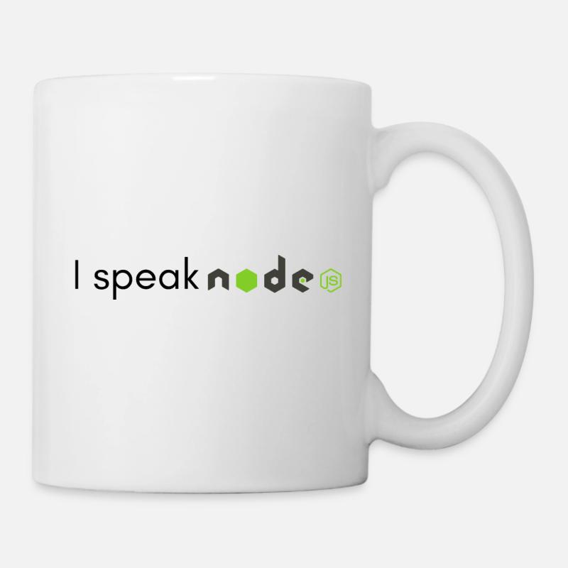 I speak Node.js - Tasse - Weiß