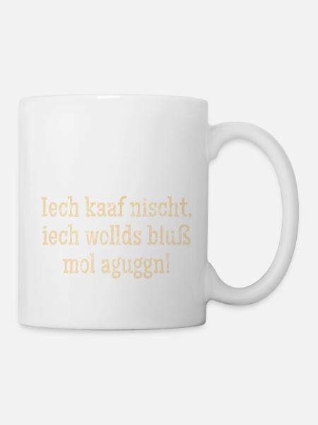 Erzgebirge Design - Tasse - Weiß