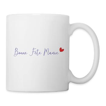 FÊTE DES MÈRES. BONNE FÊTE MAMIE. JE T'AIME MAMIE. - Mug blanc - blanc - Droite