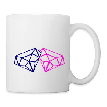 diamonds - Tasse - Weiß - Rechts