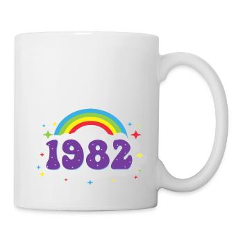 1982 Rainbow - Tasse - Weiß - Rechts
