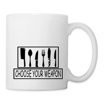Cuisine cuisine cuisine cuisine Food Kitchen - Mug blanc - blanc - Droite