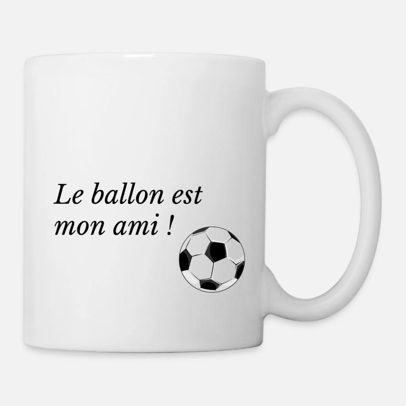 Olive et tom : Le ballon est mon ami - Mug blanc - blanc