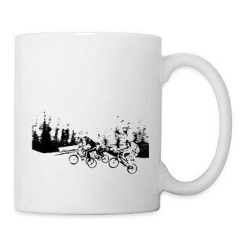 bmx racer - Tasse - Weiß - Rechts