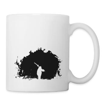 Skier - Skiier on the night - Mug - white - Right