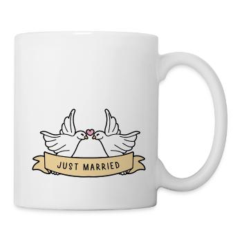 Just Married Hochzeit - Tasse - Weiß - Rechts