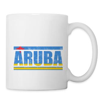 Aruba - Tasse - Weiß - Rechts