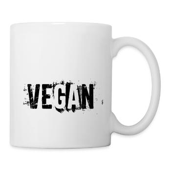 VEGAN / VEGANER / VEGANERIN - Tasse - Weiß - Rechts