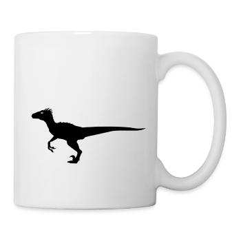 Velociraptor - Tasse - Weiß - Rechts