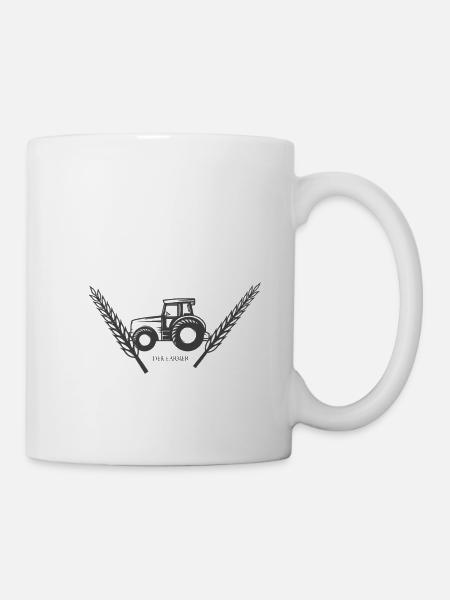 Der Farmer - Tasse - Weiß