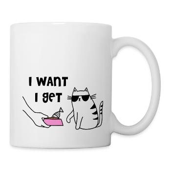 I Want I Get - Mug - white - Right