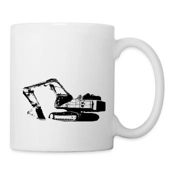 Pelleteuses - Mug blanc - blanc - Droite