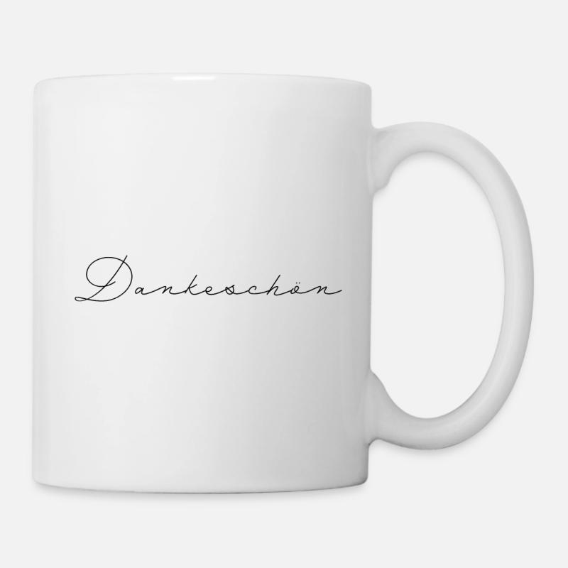 Dankeschön - Tasse - Weiß