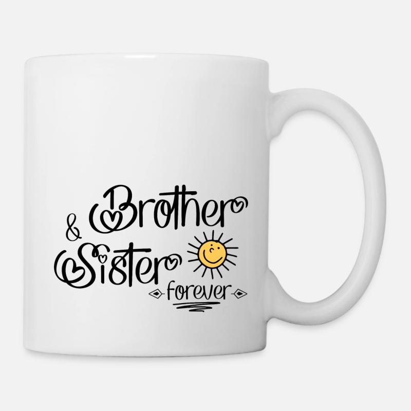 121021 frères et sœurs - Mug blanc - blanc
