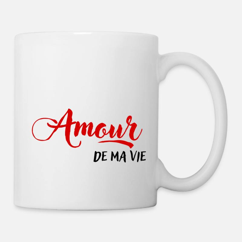 Amour de ma vie - Mug blanc - blanc