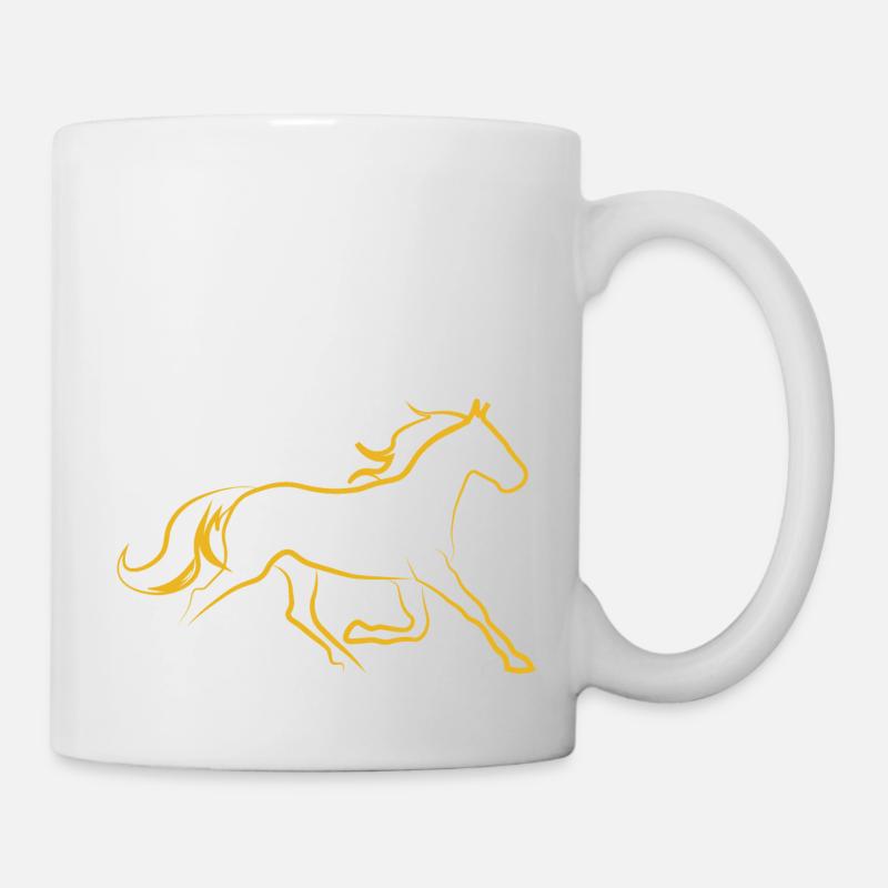 Traber - Tasse - Weiß