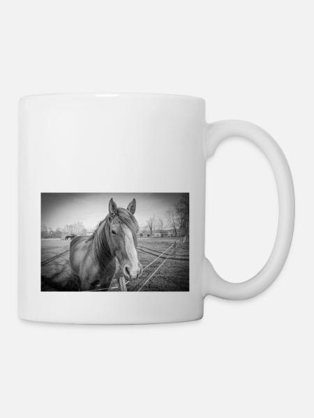 das Pferd - Tasse - Weiß