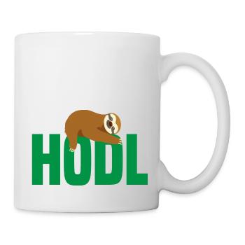 Fautier avec Bitcoin, Hodl - Mug blanc - blanc - Droite