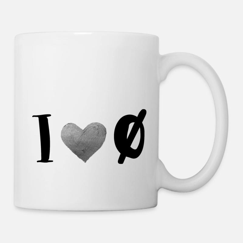 I love iø - Mug blanc - blanc
