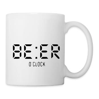 funny beer gift t-shirt, mug, case - Mug - white - Right