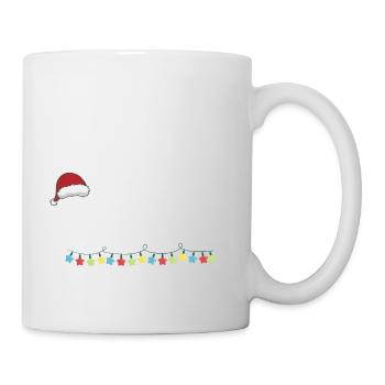 Fa La 8 Christmas Xmas Math Lights - Tasse - Weiß - Rechts