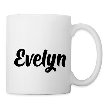 Evelyn - Tasse - Weiß - Rechts